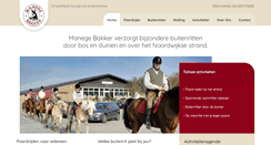 Desktop Screenshot of manege.nl