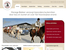 Tablet Screenshot of manege.nl